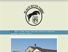 Tablet Screenshot of blackriverfarm.us
